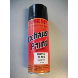 Heat Paint Gloss Black  400oC